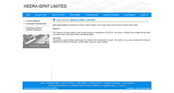 Desktop Screenshot of heeraispat.com